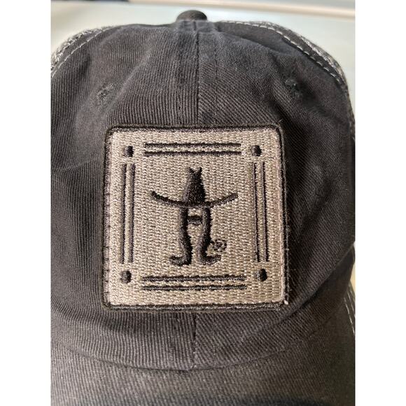 Houston Livestock Show & Rodeo Cap/Hat OS Black/Gray Snap Back Logo Howdy H - Picture 2 of 4